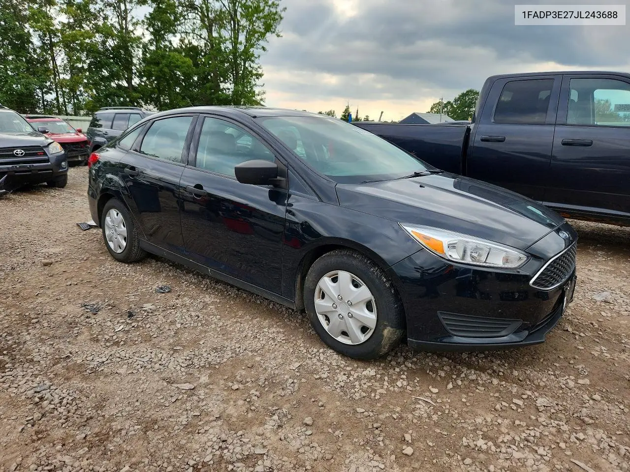 2018 FORD FOCUS VIN 1FADP3E27JL243688 — фото 4