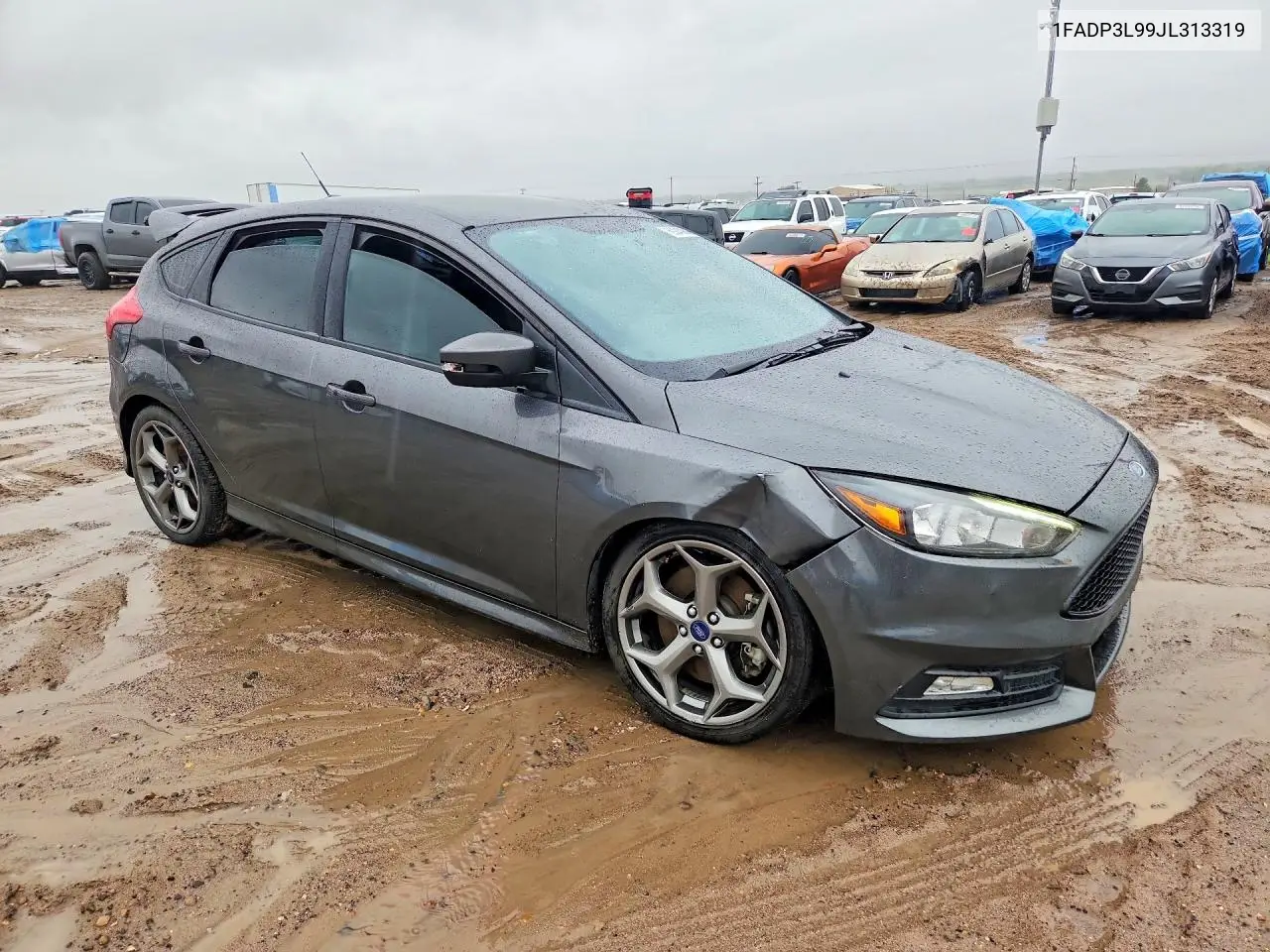 2018 FORD FOCUS VIN 1FADP3L99JL313319 — фото 4
