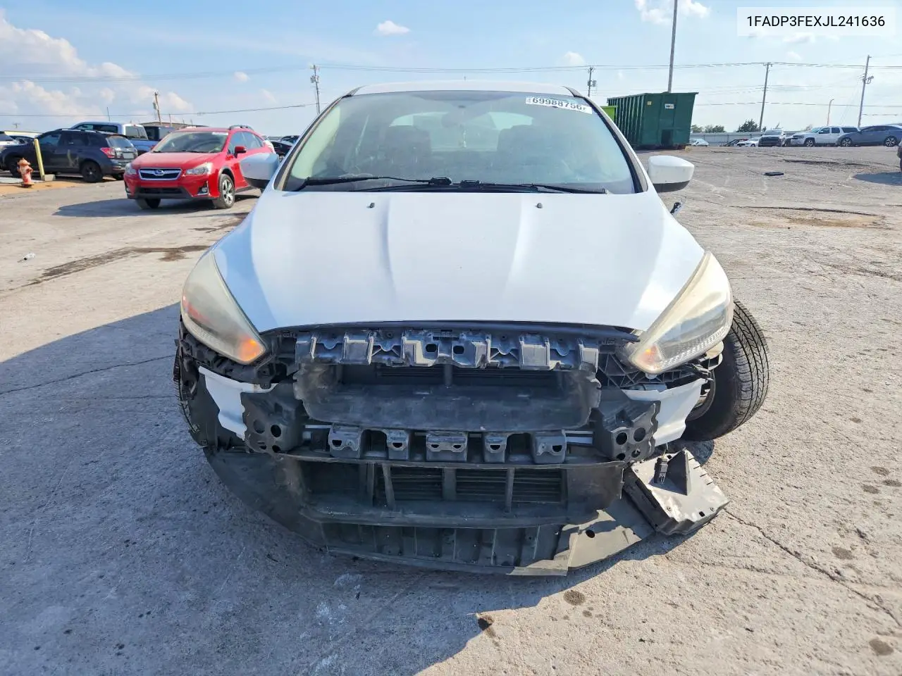 2018 FORD FOCUS VIN 1FADP3FEXJL241636 — фото 5