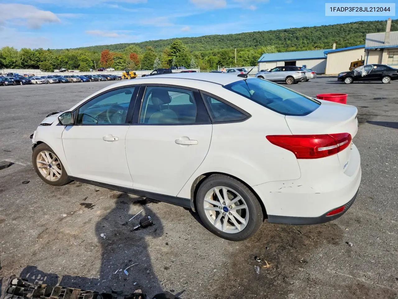 2018 FORD FOCUS VIN 1FADP3F28JL212044 — фото 2