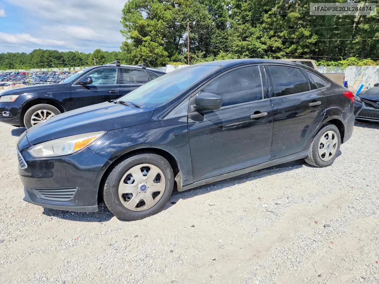 FORD FOCUS 2018, VIN 1FADP3E20JL284874