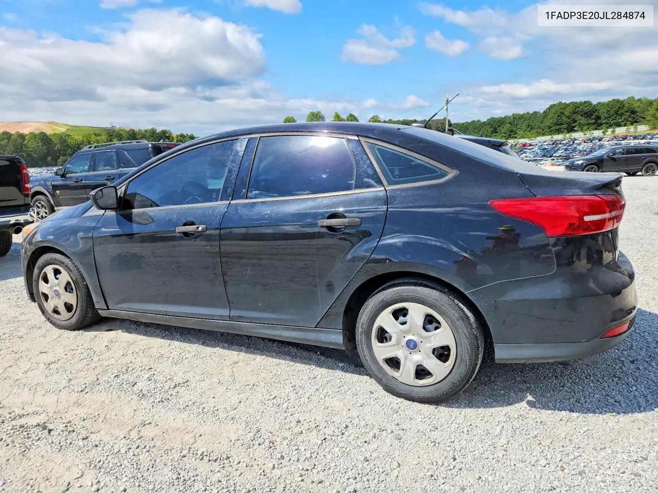 2018 FORD FOCUS VIN 1FADP3E20JL284874 — фото 2
