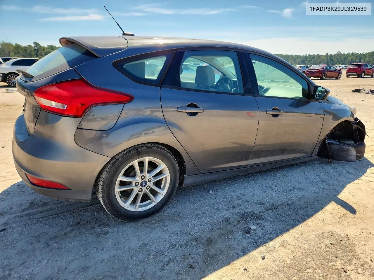 2018 FORD FOCUS VIN 1FADP3K29JL329539 — фото 2