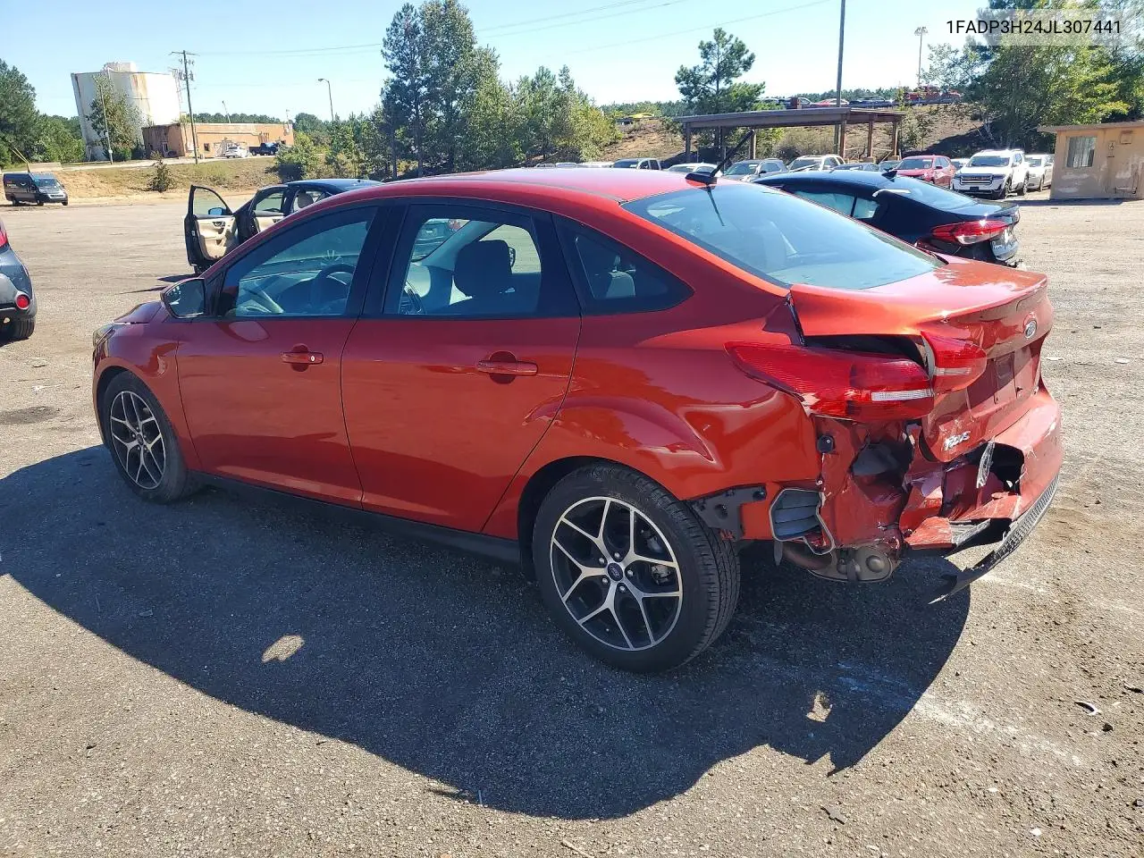 2018 FORD FOCUS VIN 1FADP3H24JL307441 — фото 2