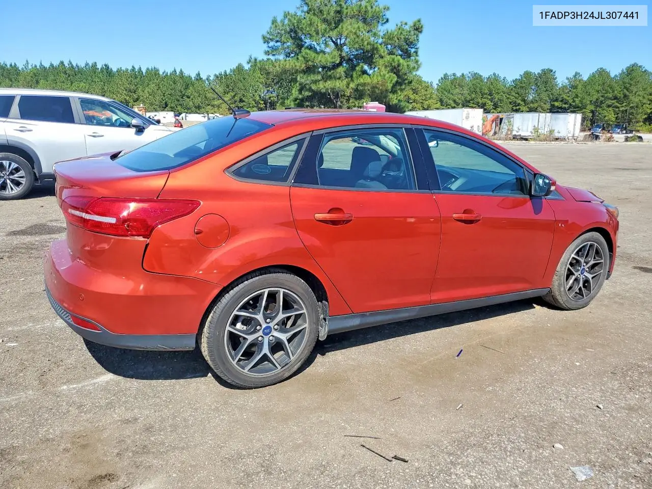 2018 FORD FOCUS VIN 1FADP3H24JL307441 — фото 3