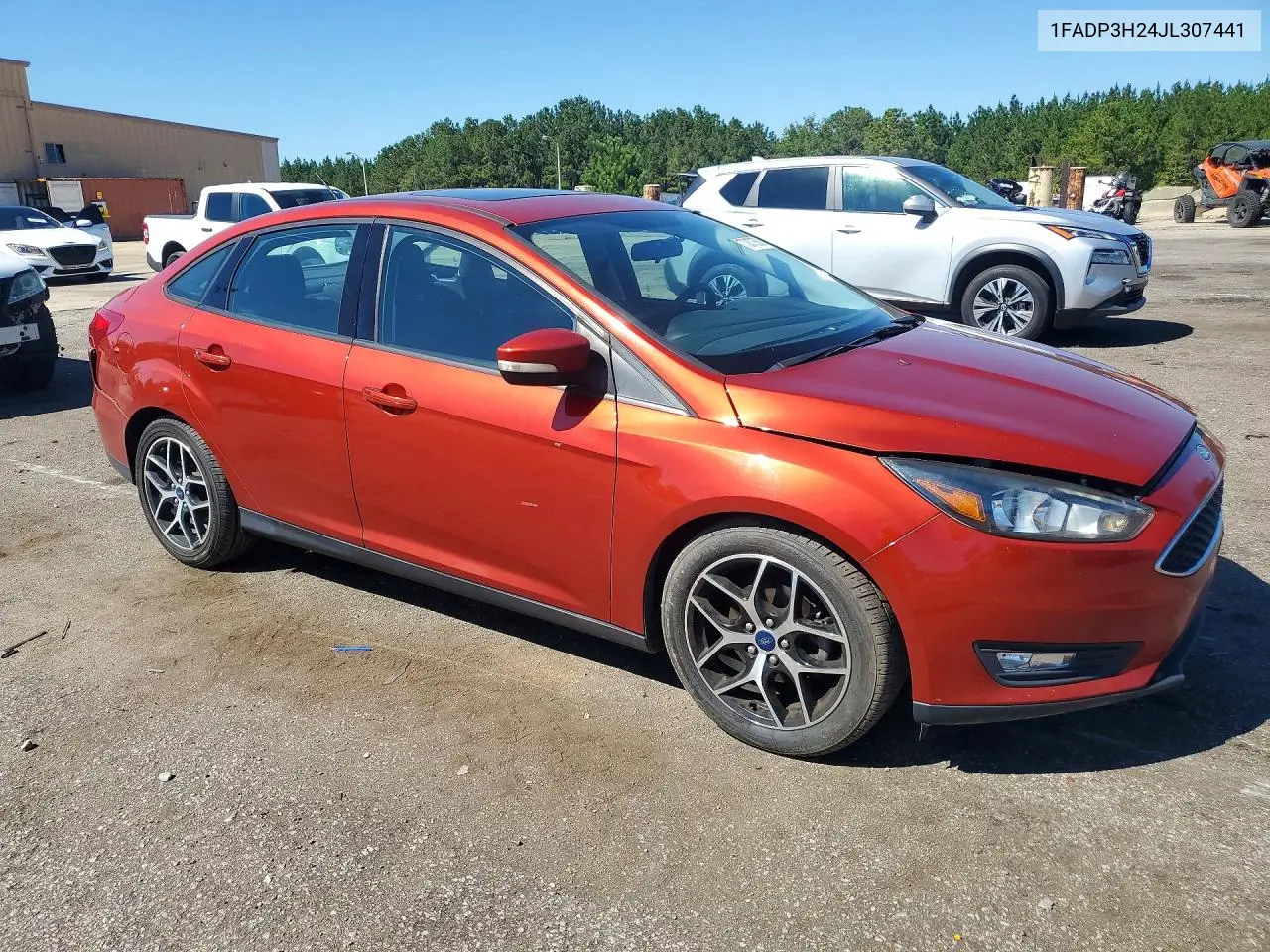 2018 FORD FOCUS VIN 1FADP3H24JL307441 — фото 4