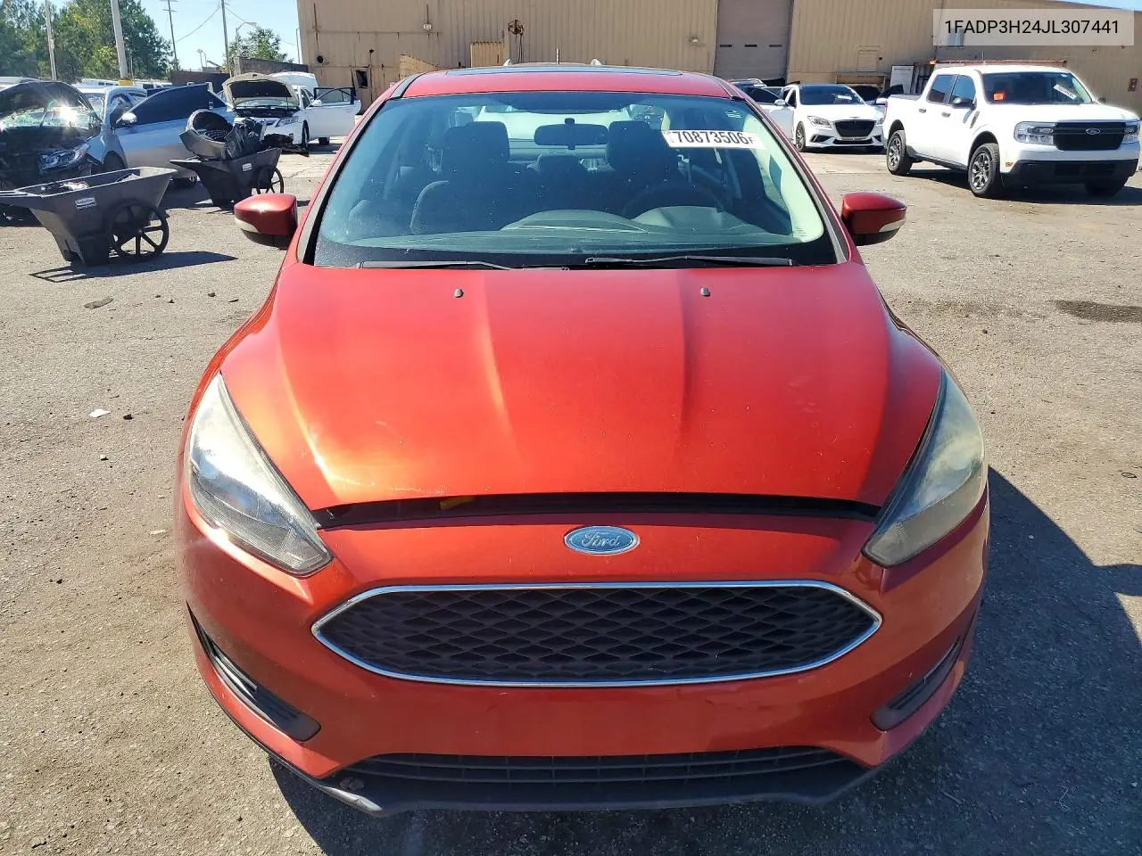 2018 FORD FOCUS VIN 1FADP3H24JL307441 — фото 5