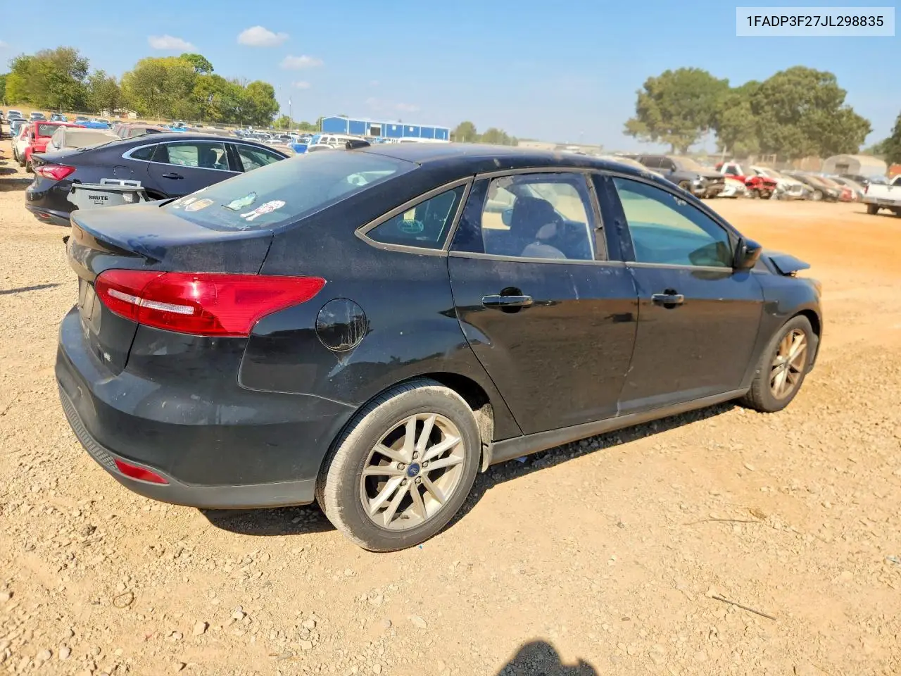 2018 FORD FOCUS VIN 1FADP3F27JL298835 — фото 3