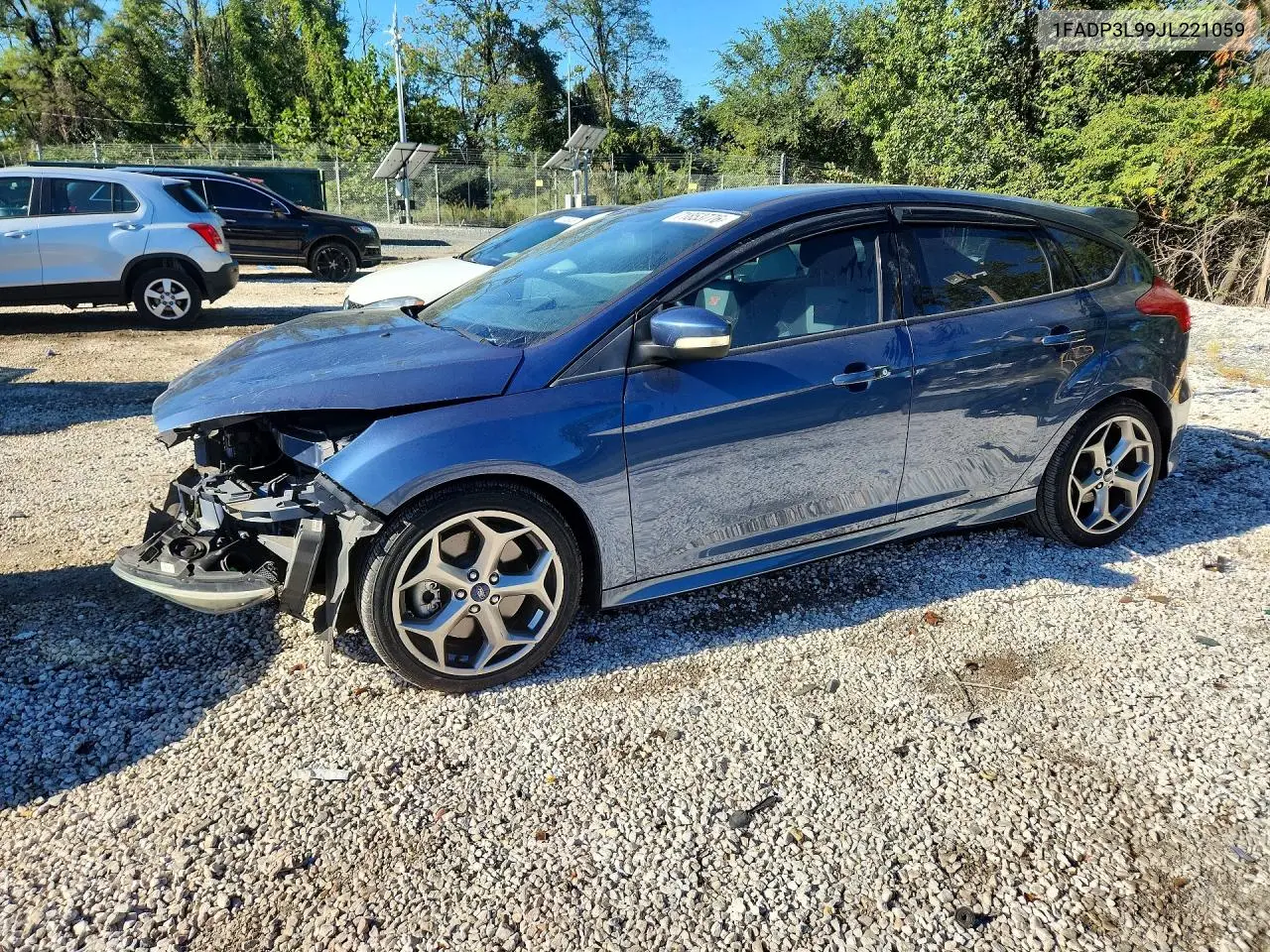 FORD FOCUS 2018, VIN 1FADP3L99JL221059
