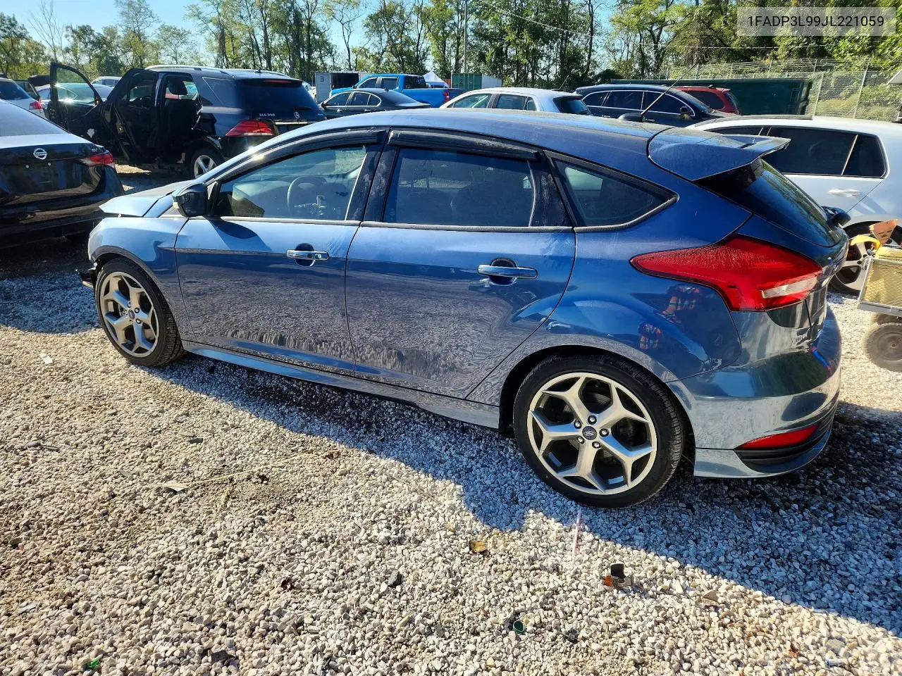 2018 FORD FOCUS VIN 1FADP3L99JL221059 — фото 2