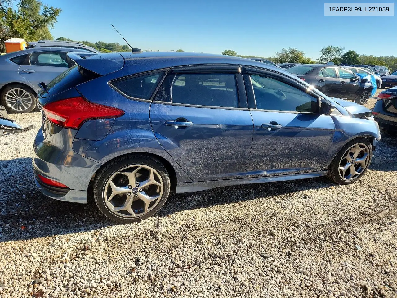 2018 FORD FOCUS VIN 1FADP3L99JL221059 — фото 3