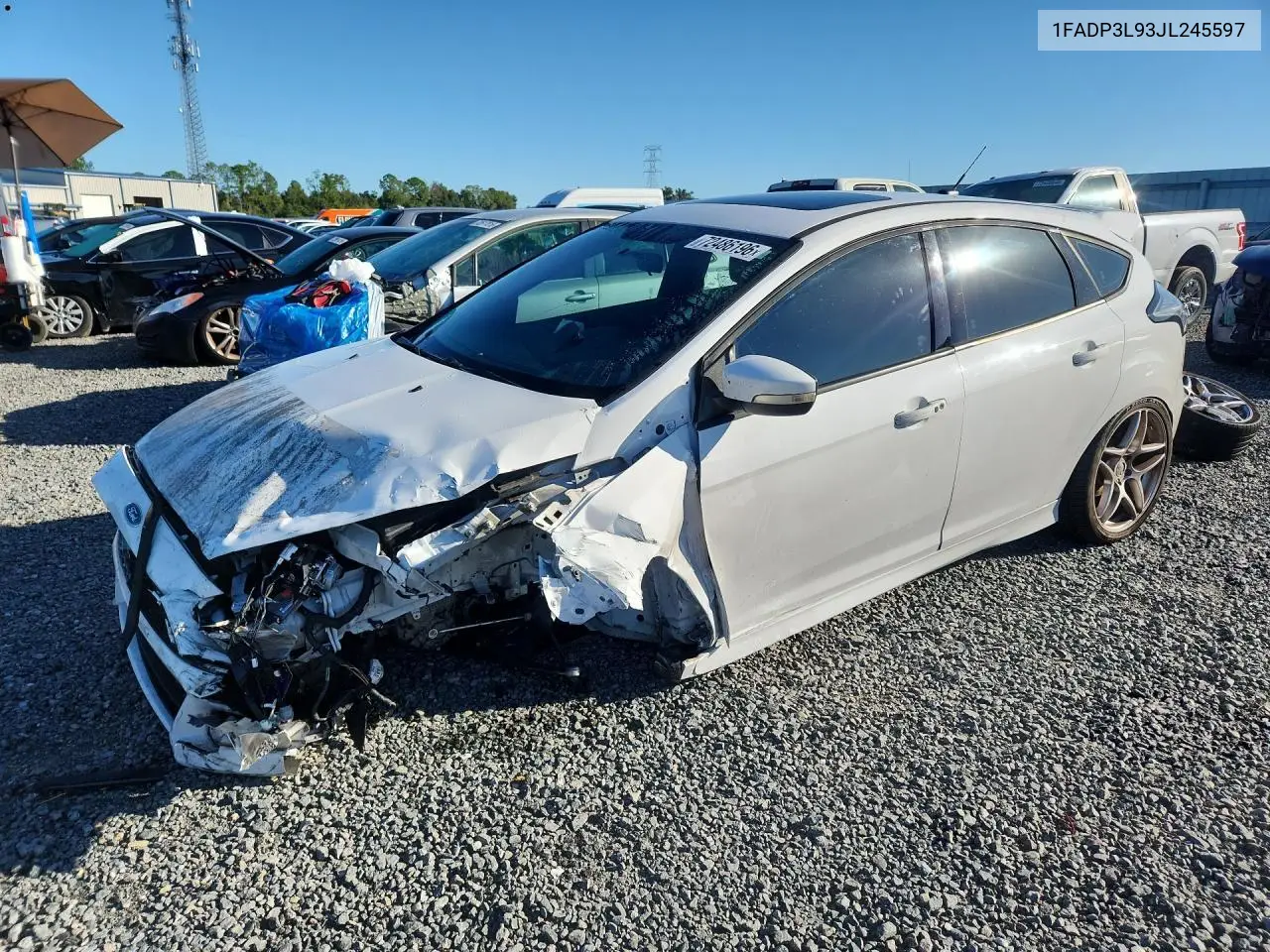 FORD FOCUS 2018, VIN 1FADP3L93JL245597