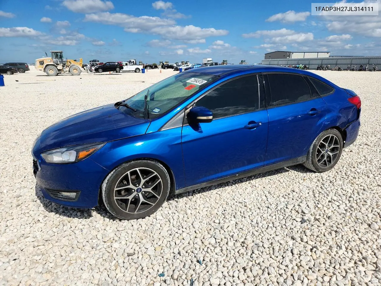 FORD FOCUS 2018, VIN 1FADP3H27JL314111