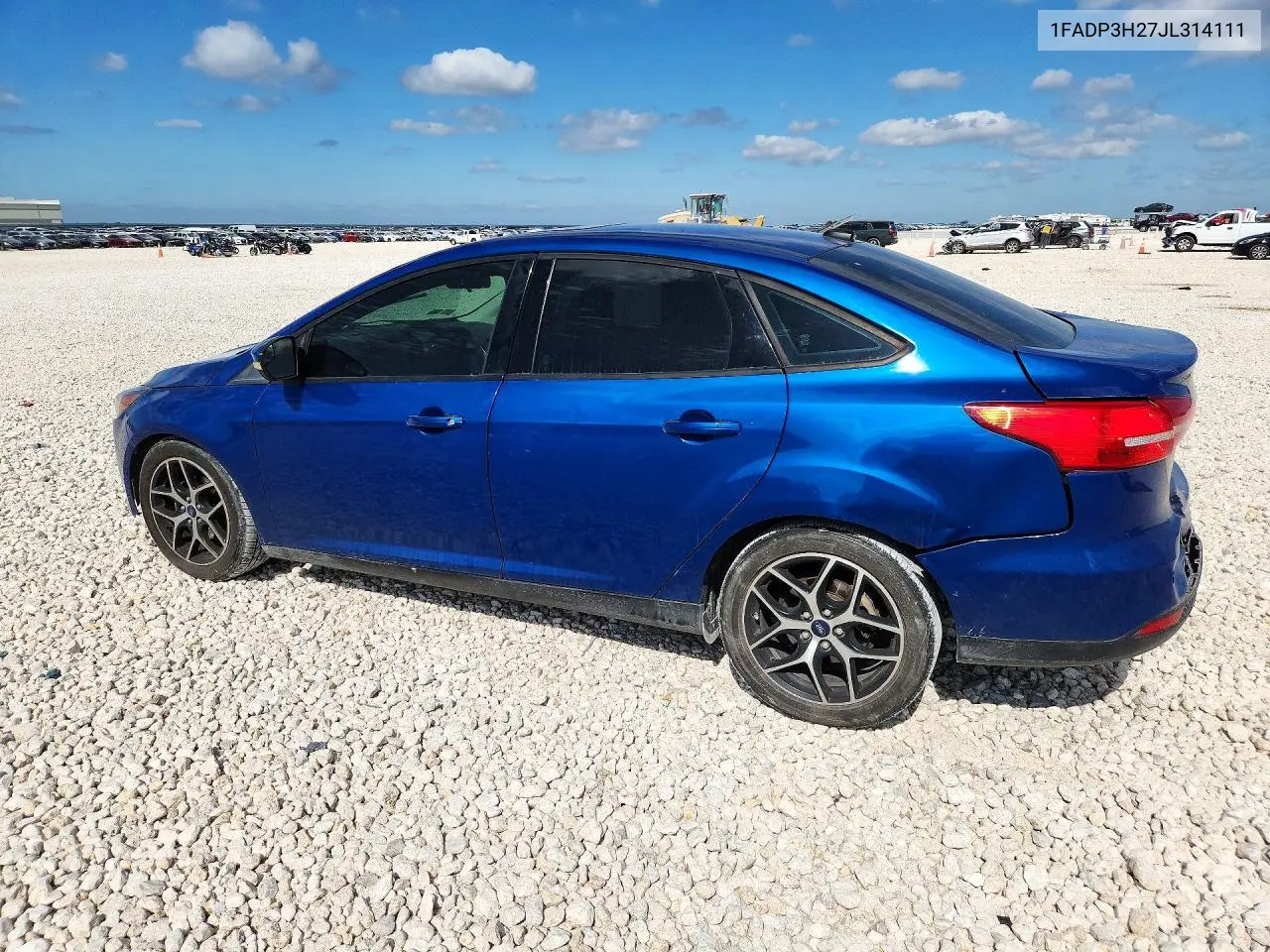 2018 FORD FOCUS VIN 1FADP3H27JL314111 — фото 2