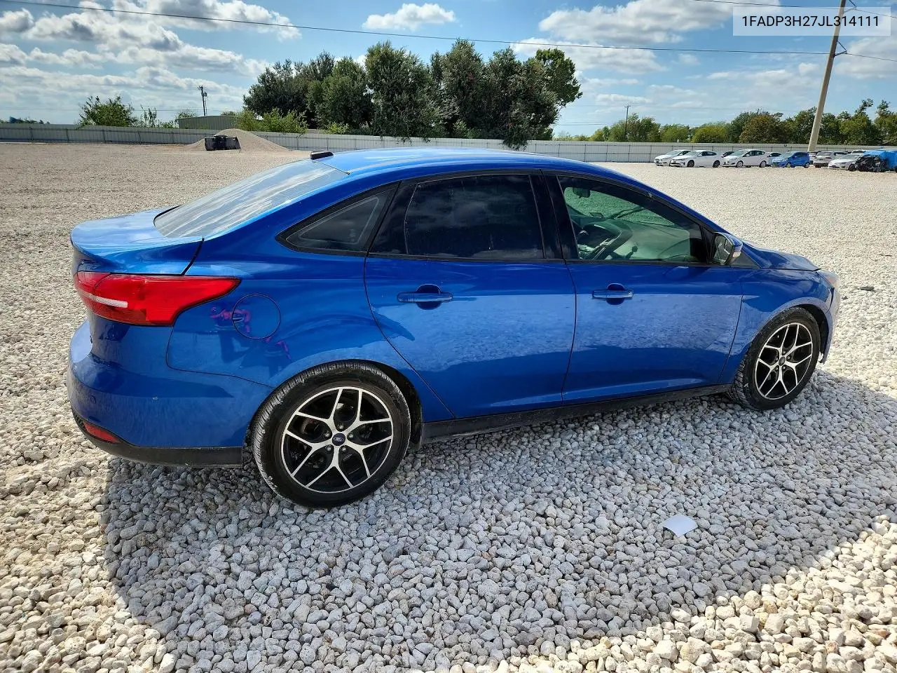 2018 FORD FOCUS VIN 1FADP3H27JL314111 — фото 3