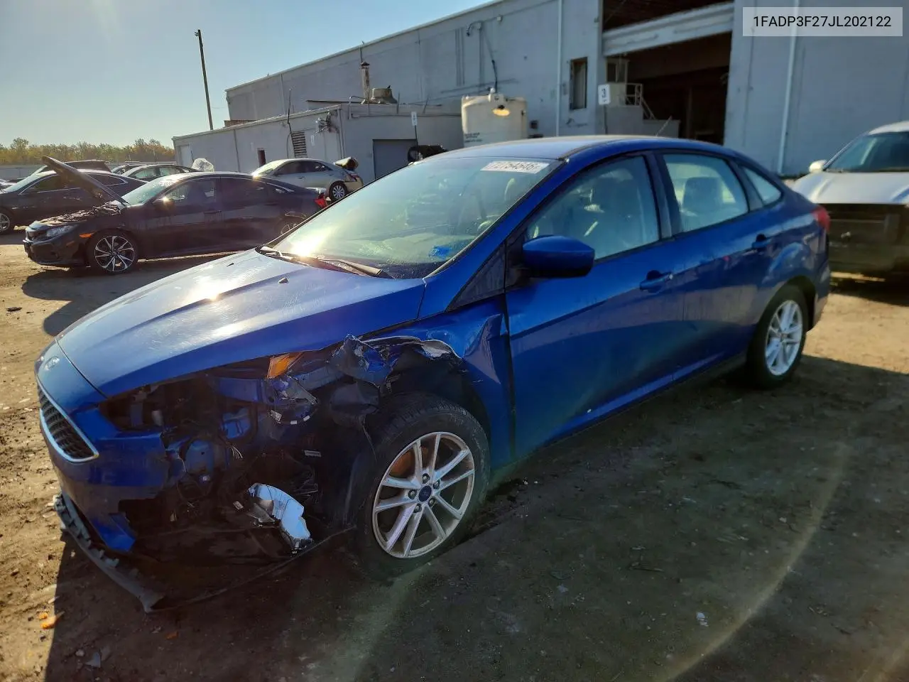 FORD FOCUS 2018, VIN 1FADP3F27JL202122