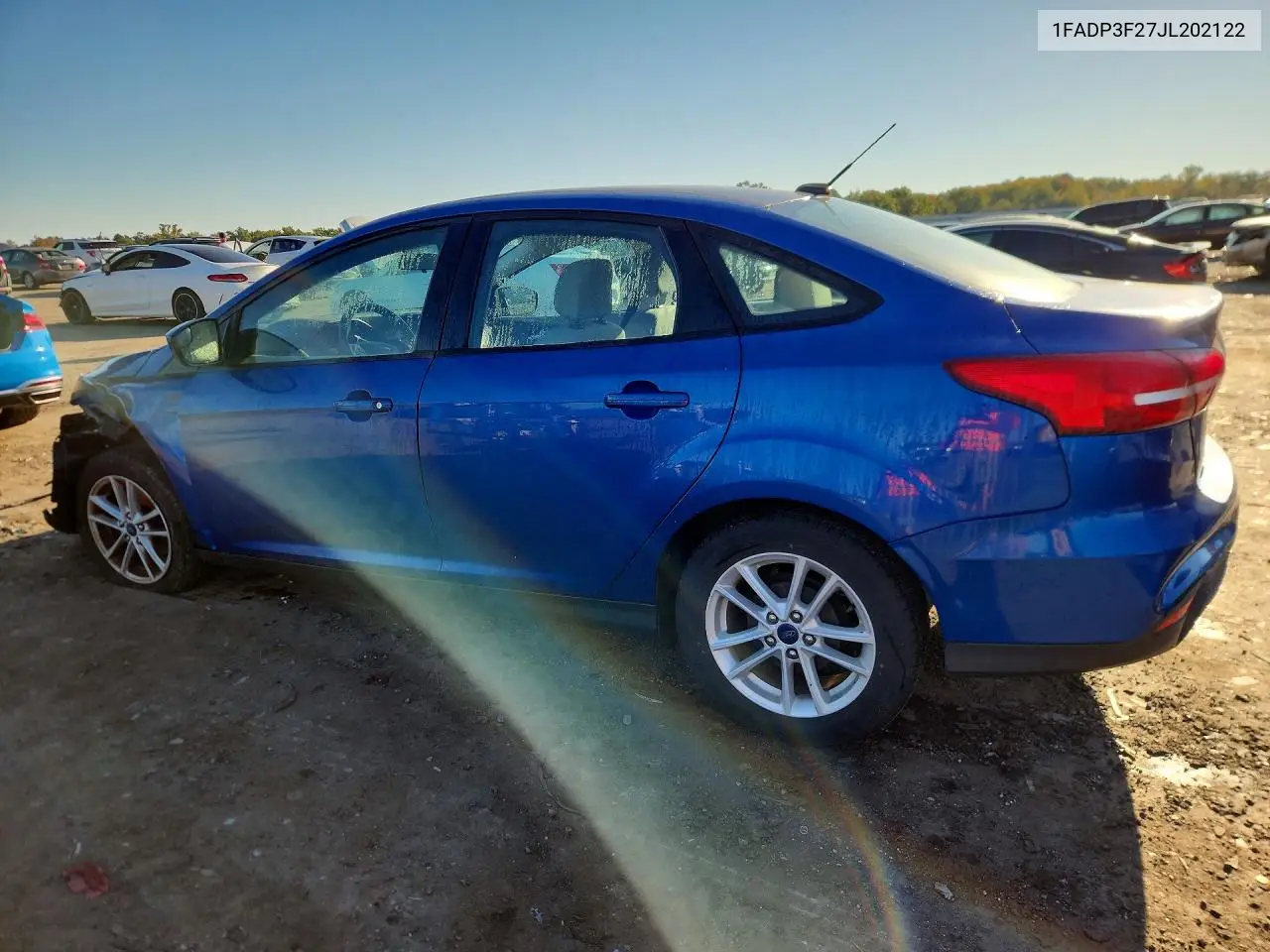 2018 FORD FOCUS VIN 1FADP3F27JL202122 — фото 2