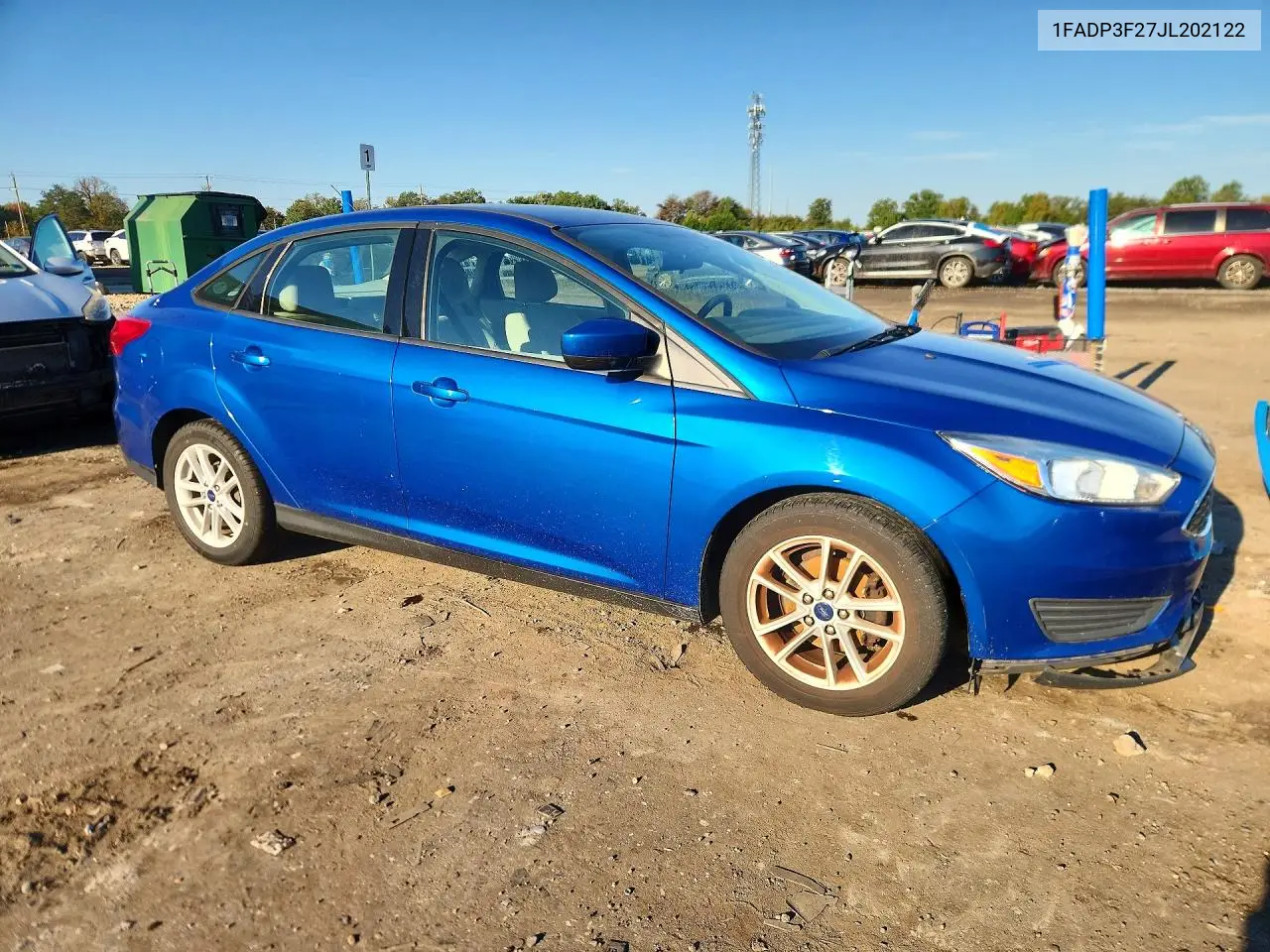 2018 FORD FOCUS VIN 1FADP3F27JL202122 — фото 4