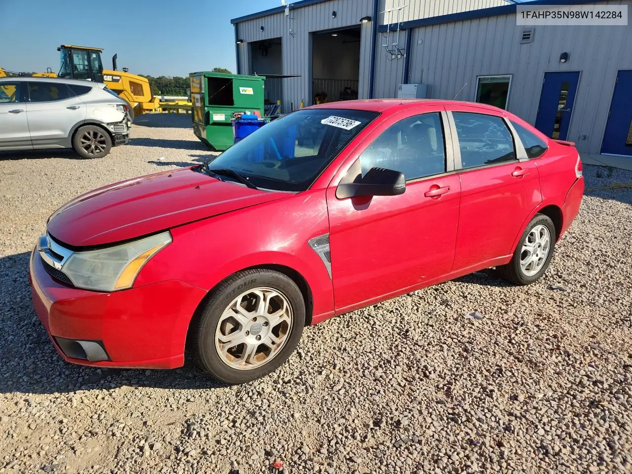 FORD FOCUS 2018, VIN 1FAHP35N98W142284