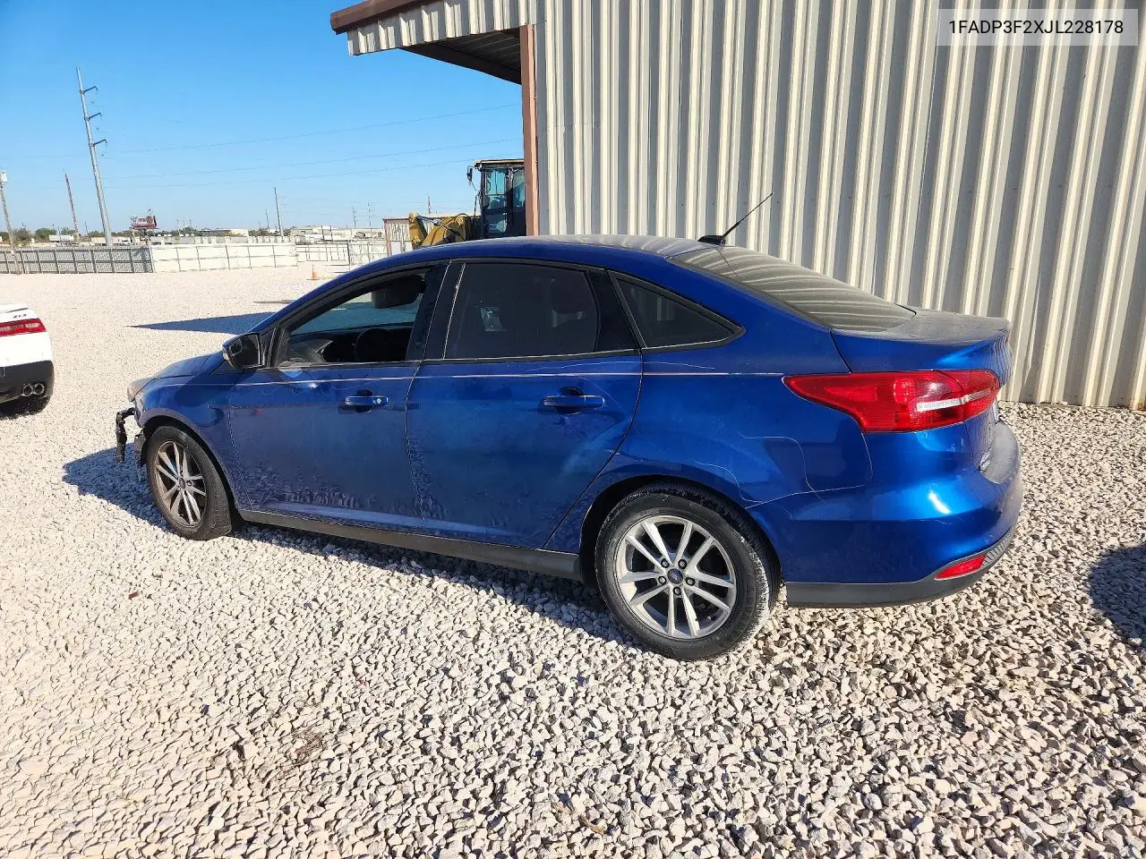 2018 FORD FOCUS VIN 1FADP3F2XJL228178 — фото 2