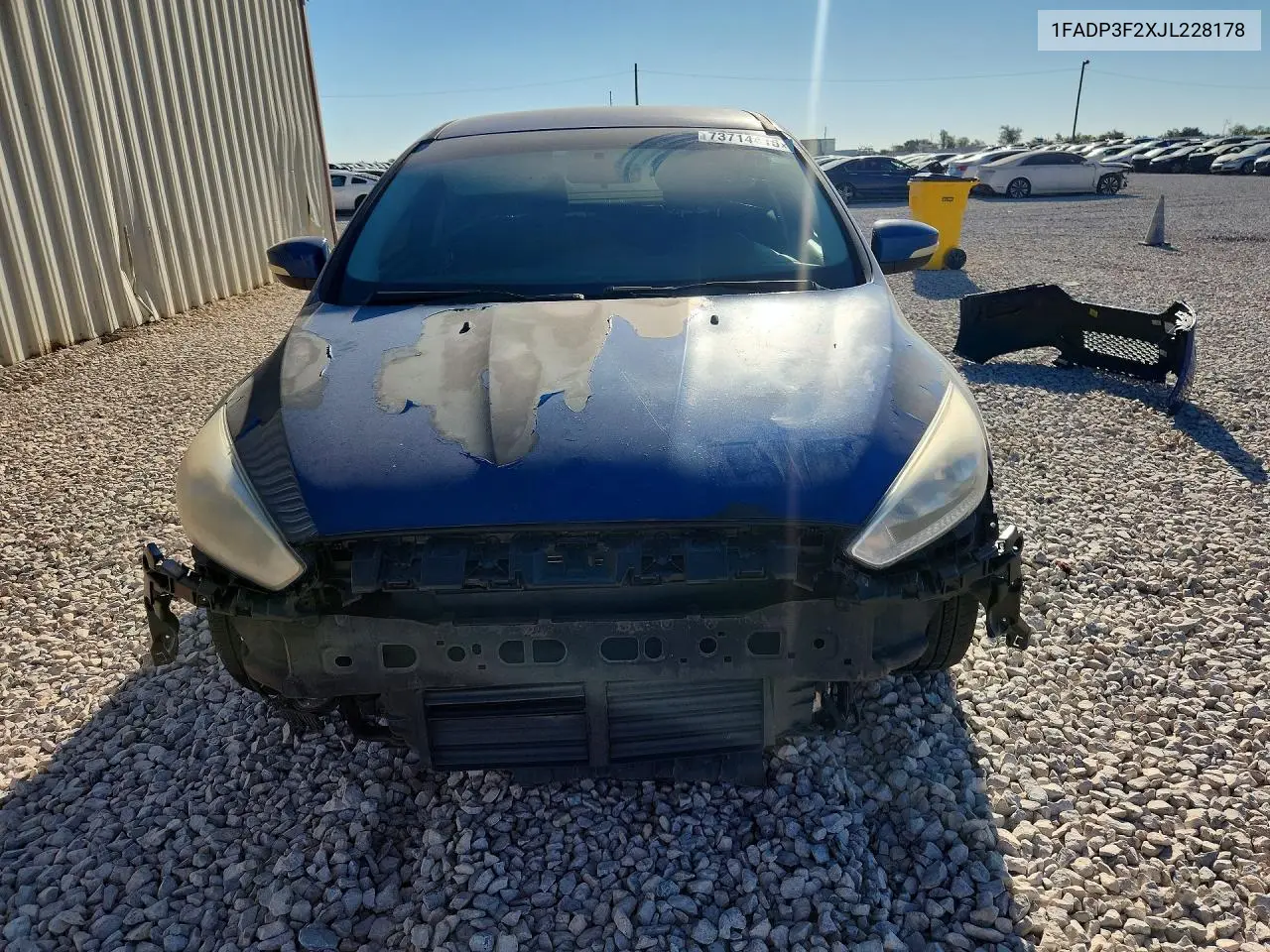 2018 FORD FOCUS VIN 1FADP3F2XJL228178 — фото 5