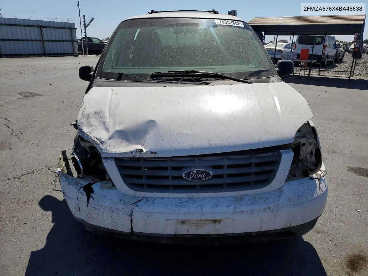 2004 FORD FREESTAR VIN 2FMZA576X4BA45538 — фото 5