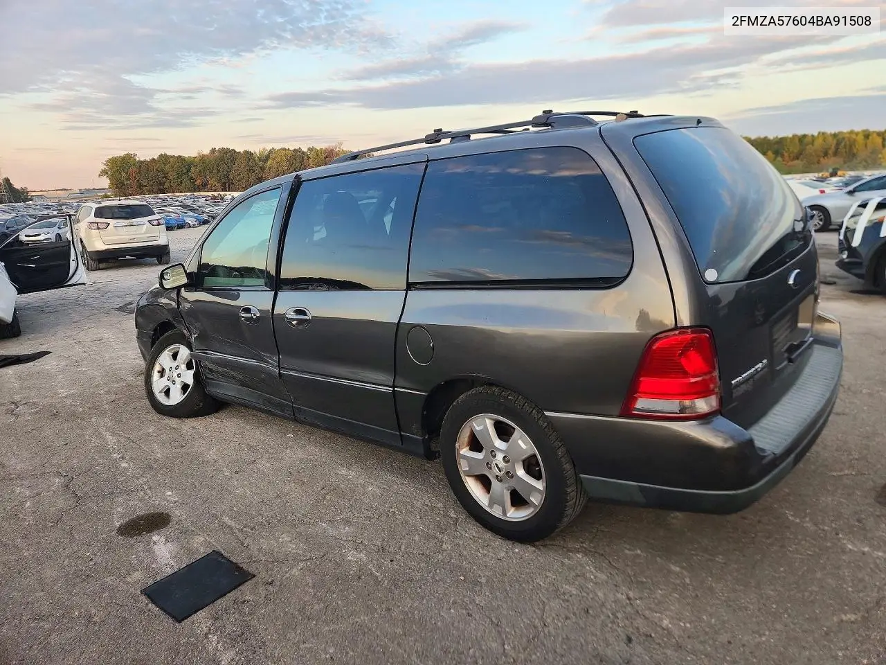 2004 FORD FREESTAR VIN 2FMZA57604BA91508 — фото 2