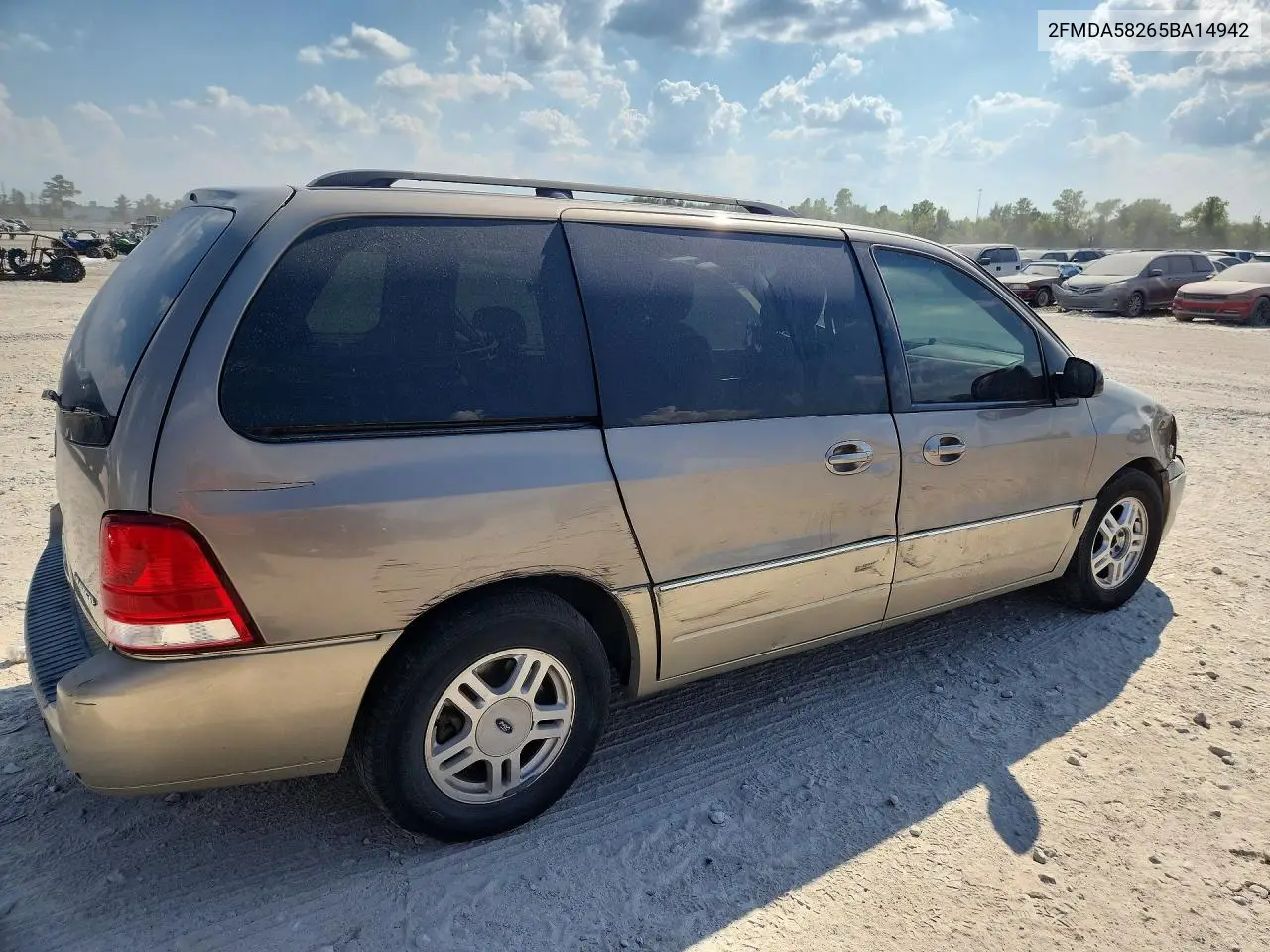 2005 FORD FREESTAR VIN 2FMDA58265BA14942 — фото 3