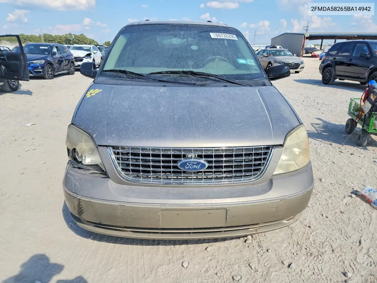 2005 FORD FREESTAR VIN 2FMDA58265BA14942 — фото 5