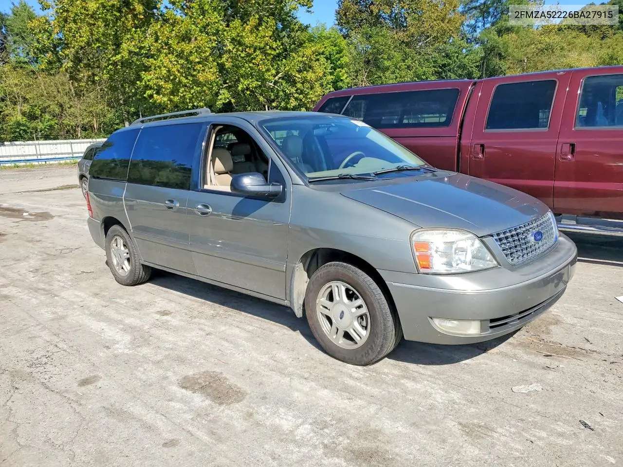 2006 FORD FREESTAR VIN 2FMZA52226BA27915 — фото 4
