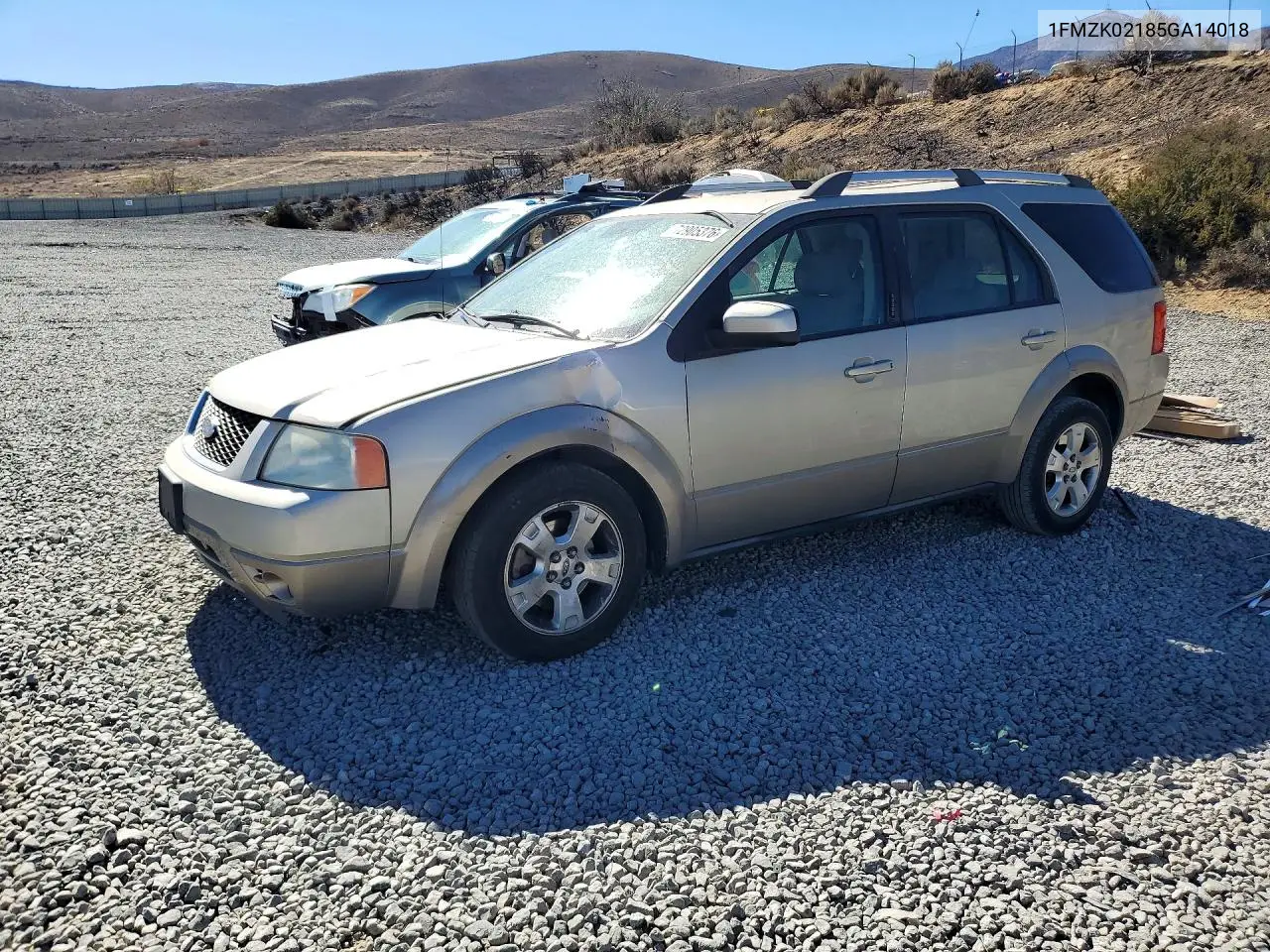 FORD FREESTYLE 2005, VIN 1FMZK02185GA14018