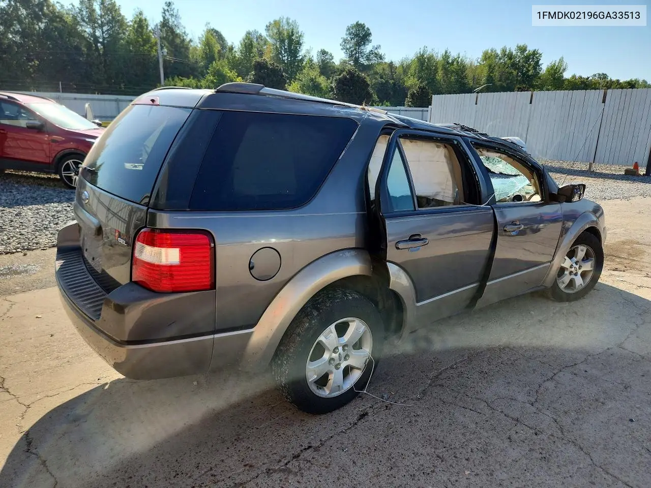 2006 FORD FREESTYLE VIN 1FMDK02196GA33513 — фото 3