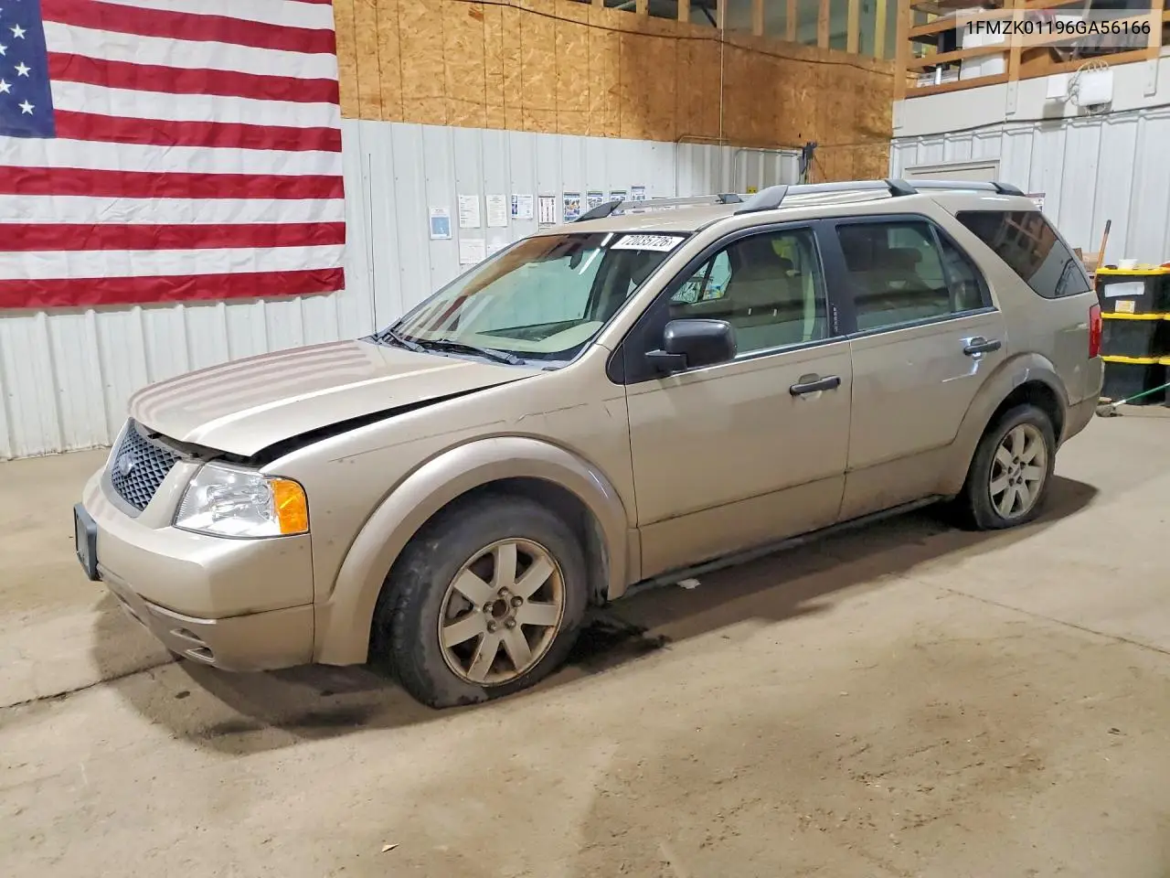 FORD FREESTYLE 2006, VIN 1FMZK01196GA56166