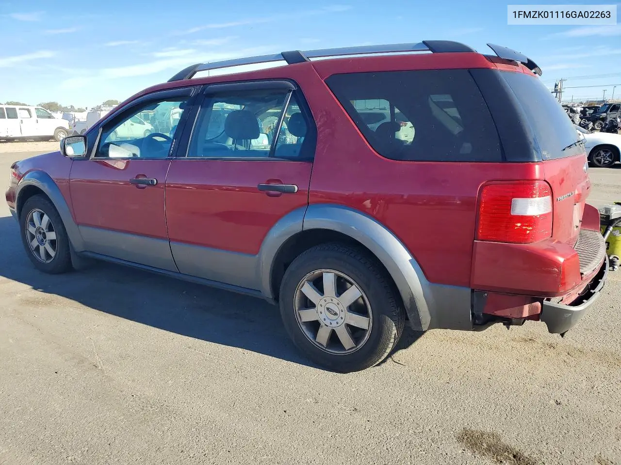 2006 FORD FREESTYLE VIN 1FMZK01116GA02263 — фото 2