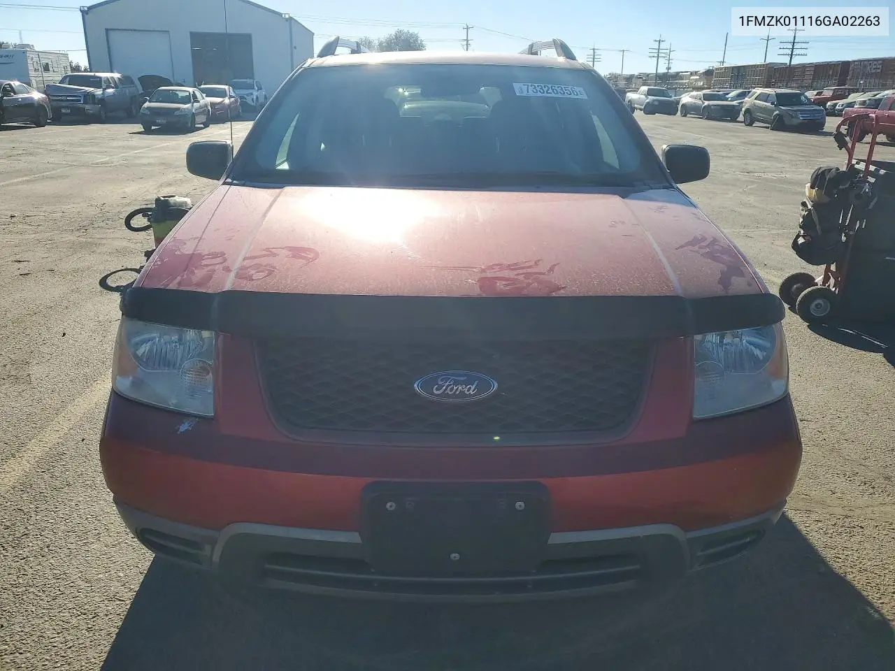 2006 FORD FREESTYLE VIN 1FMZK01116GA02263 — фото 5