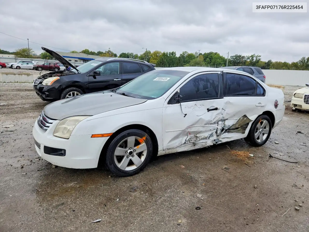 FORD FUSION 2006, VIN 3FAFP07176R225454