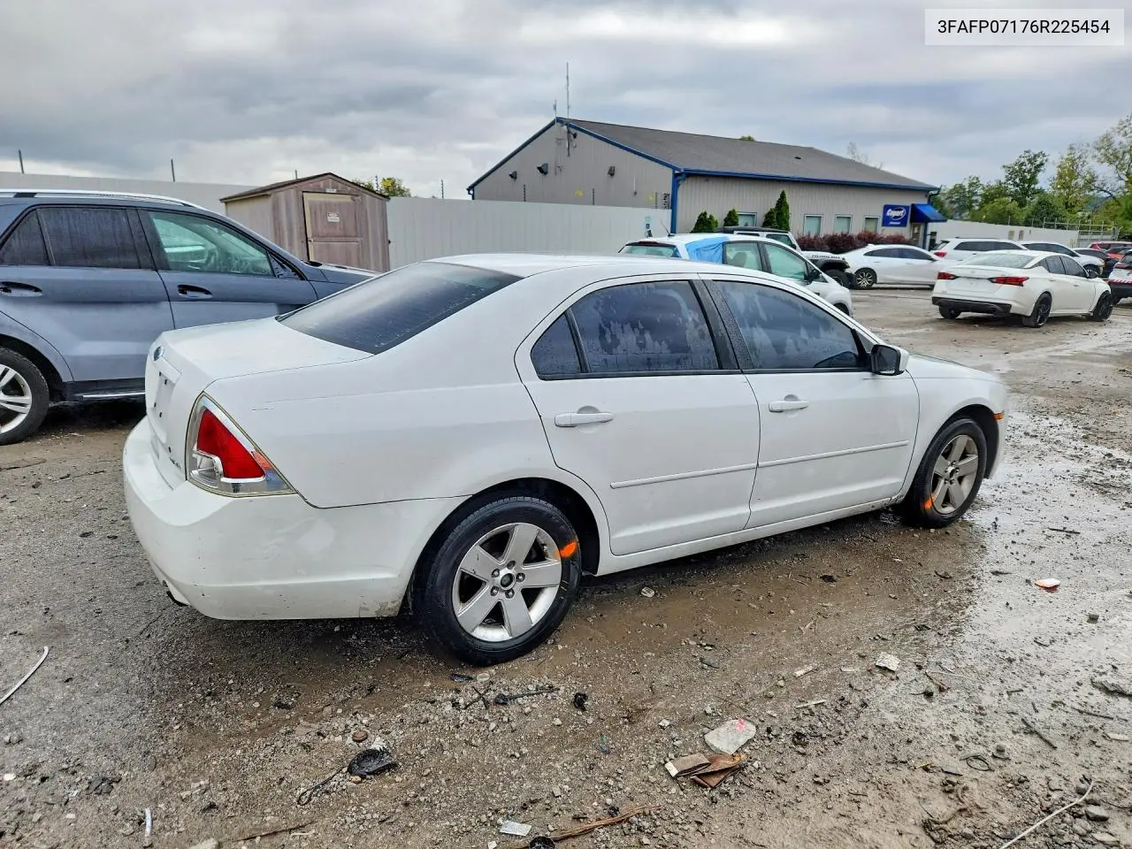 2006 FORD FUSION VIN 3FAFP07176R225454 — фото 3