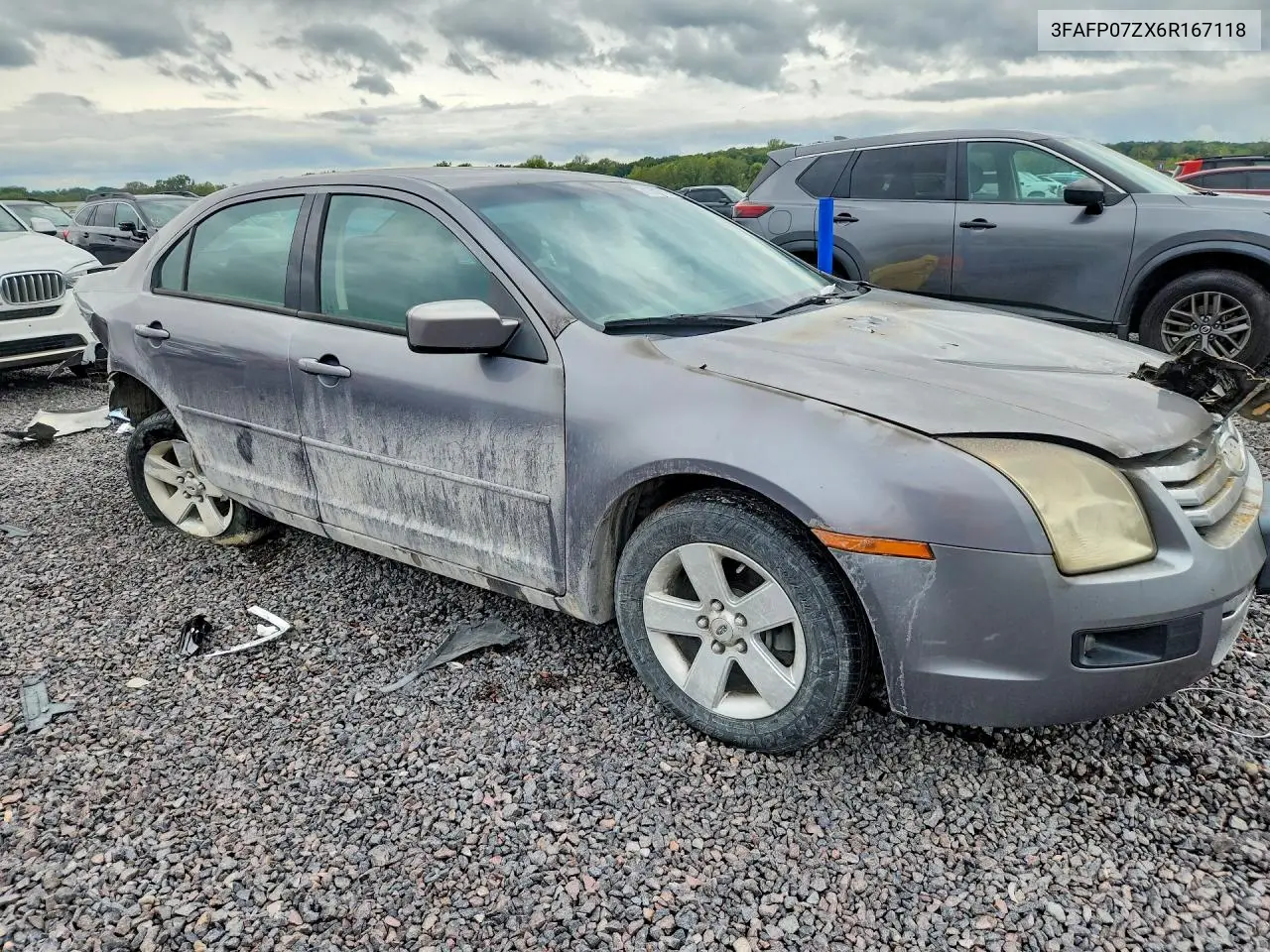 2006 FORD FUSION VIN 3FAFP07ZX6R167118 — фото 4