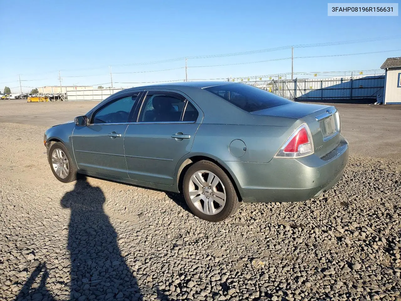 2006 FORD FUSION VIN 3FAHP08196R156631 — фото 2