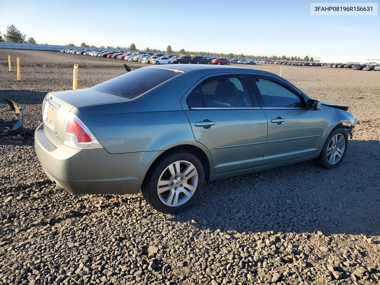 2006 FORD FUSION VIN 3FAHP08196R156631 — фото 3