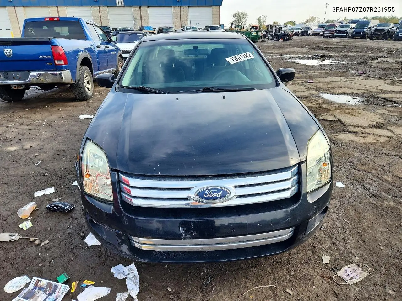 2007 FORD FUSION VIN 3FAHP07Z07R261955 — фото 5