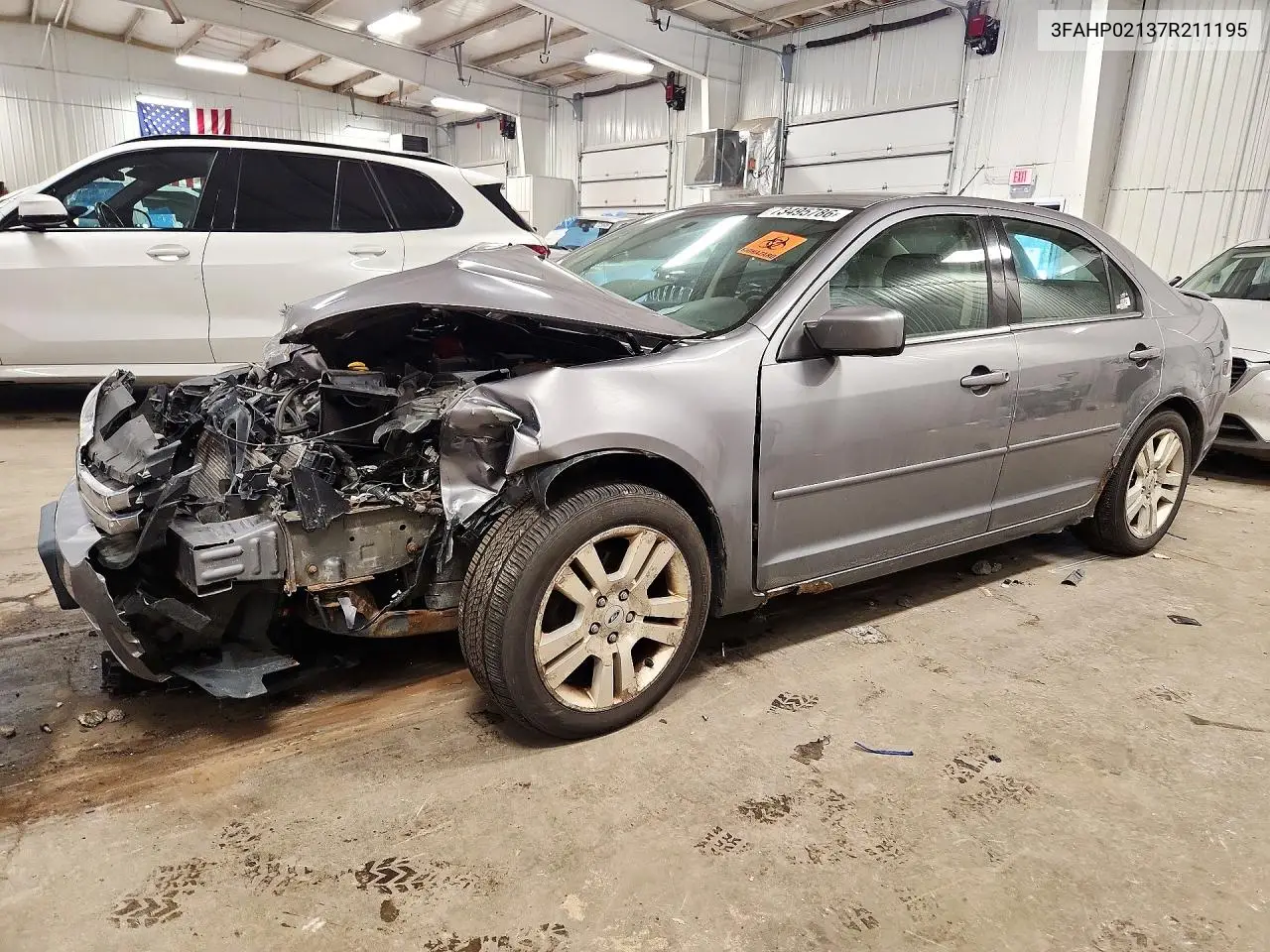 FORD FUSION 2007, VIN 3FAHP02137R211195