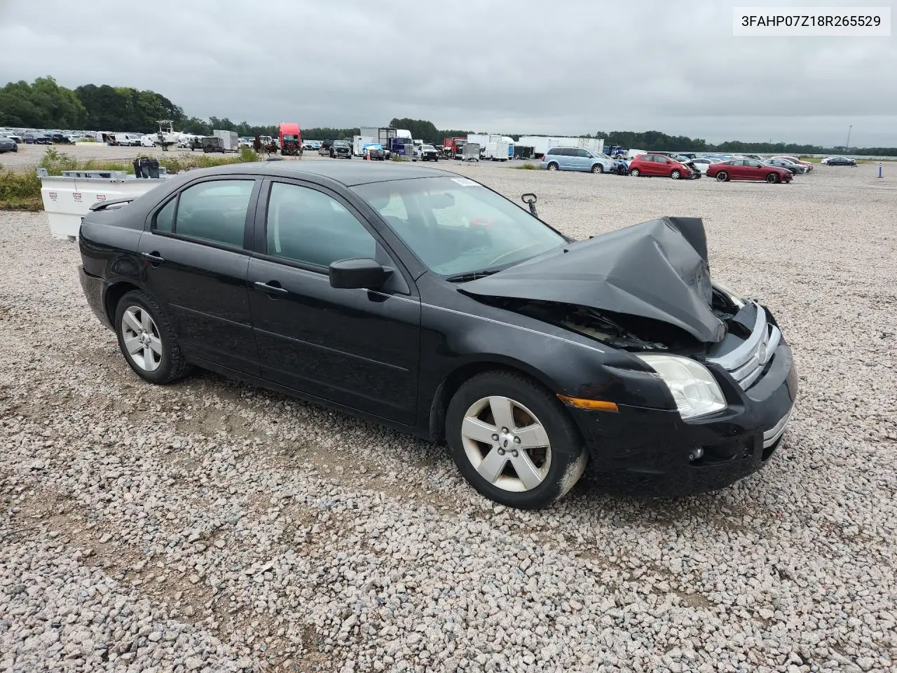 2008 FORD FUSION VIN 3FAHP07Z18R265529 — фото 4