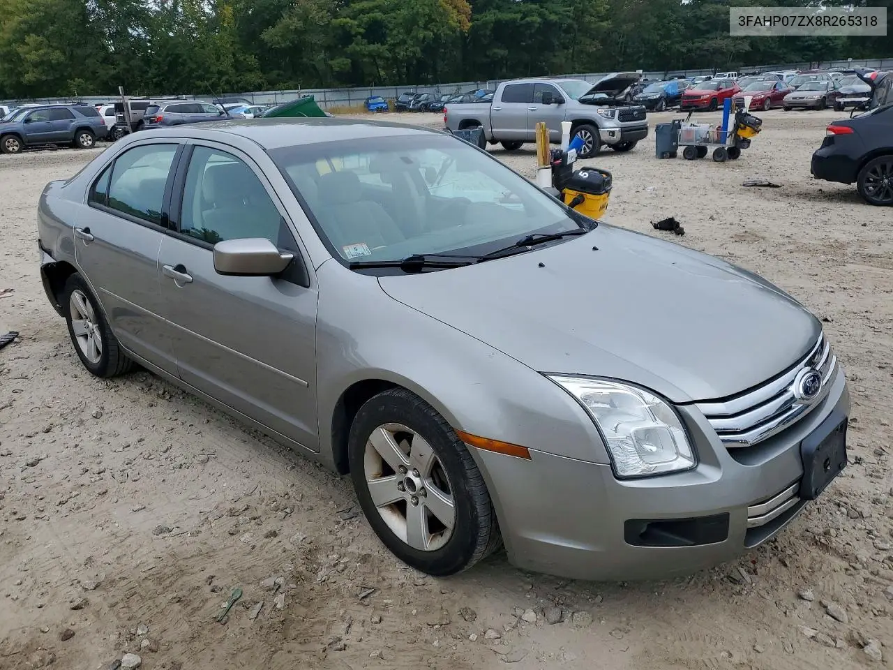 2008 FORD FUSION VIN 3FAHP07ZX8R265318 — фото 4