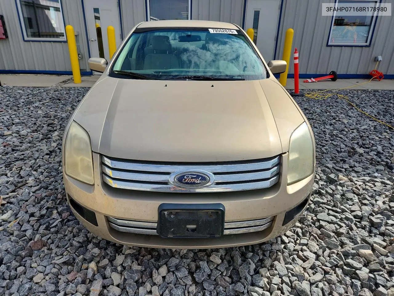 2008 FORD FUSION VIN 3FAHP07168R178980 — фото 5