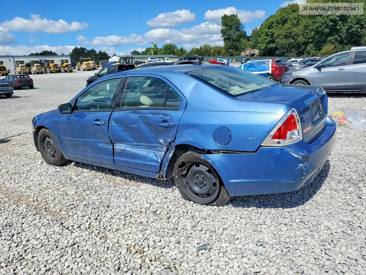 2009 FORD FUSION VIN 3FAHP06Z09R102941 — фото 2