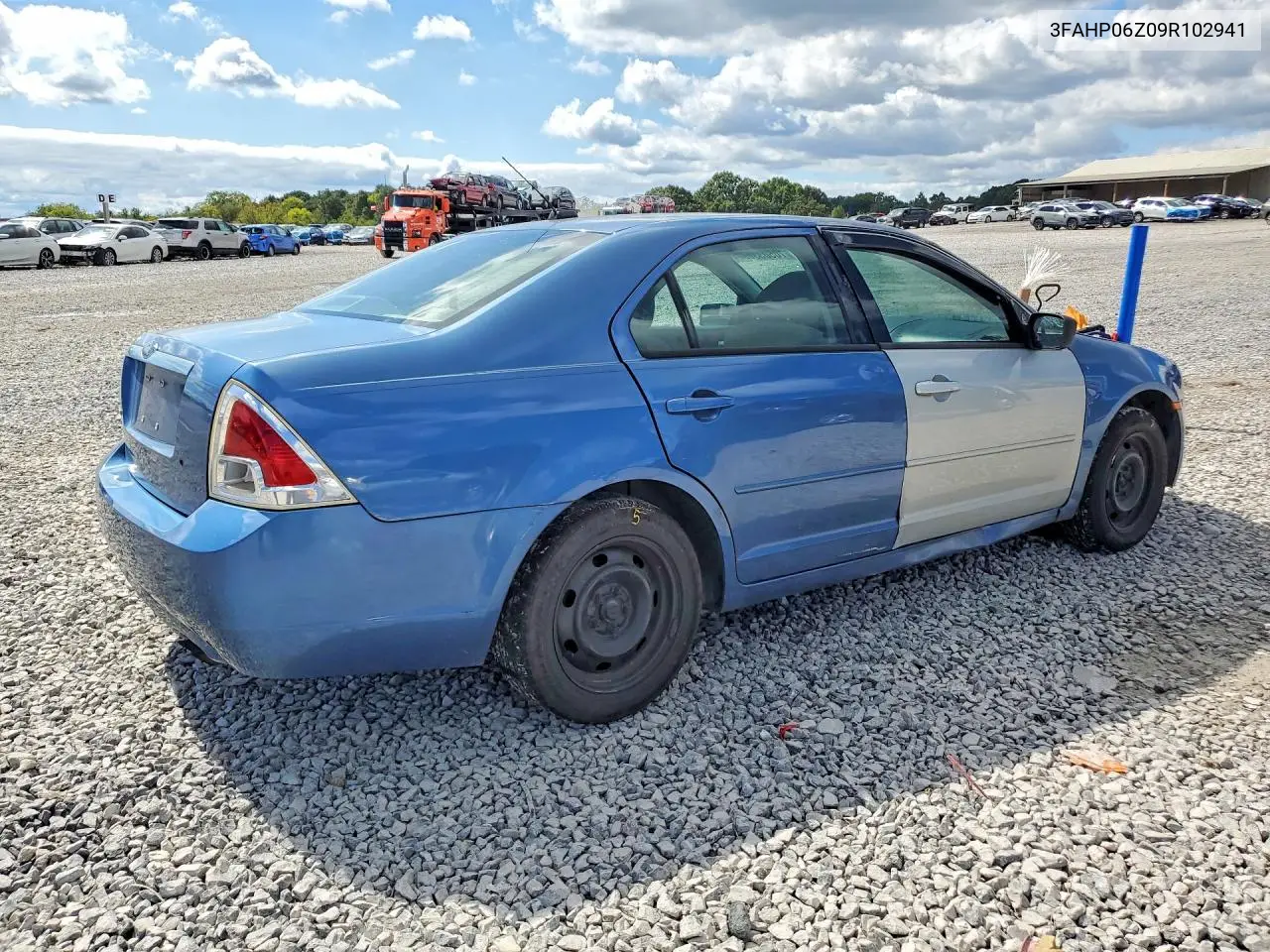 2009 FORD FUSION VIN 3FAHP06Z09R102941 — фото 3