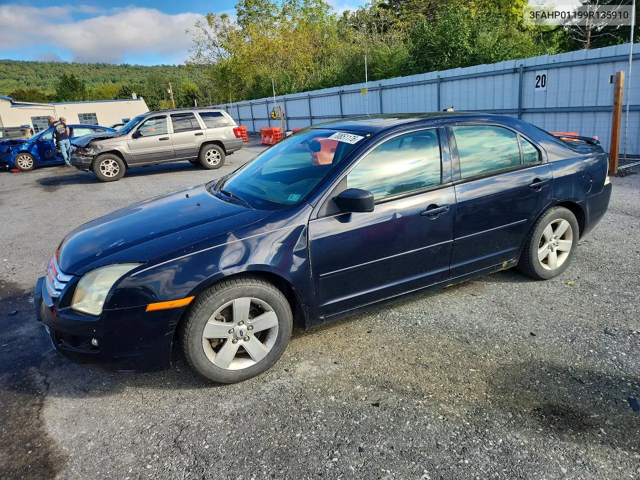 FORD FUSION 2009, VIN 3FAHP01199R135910