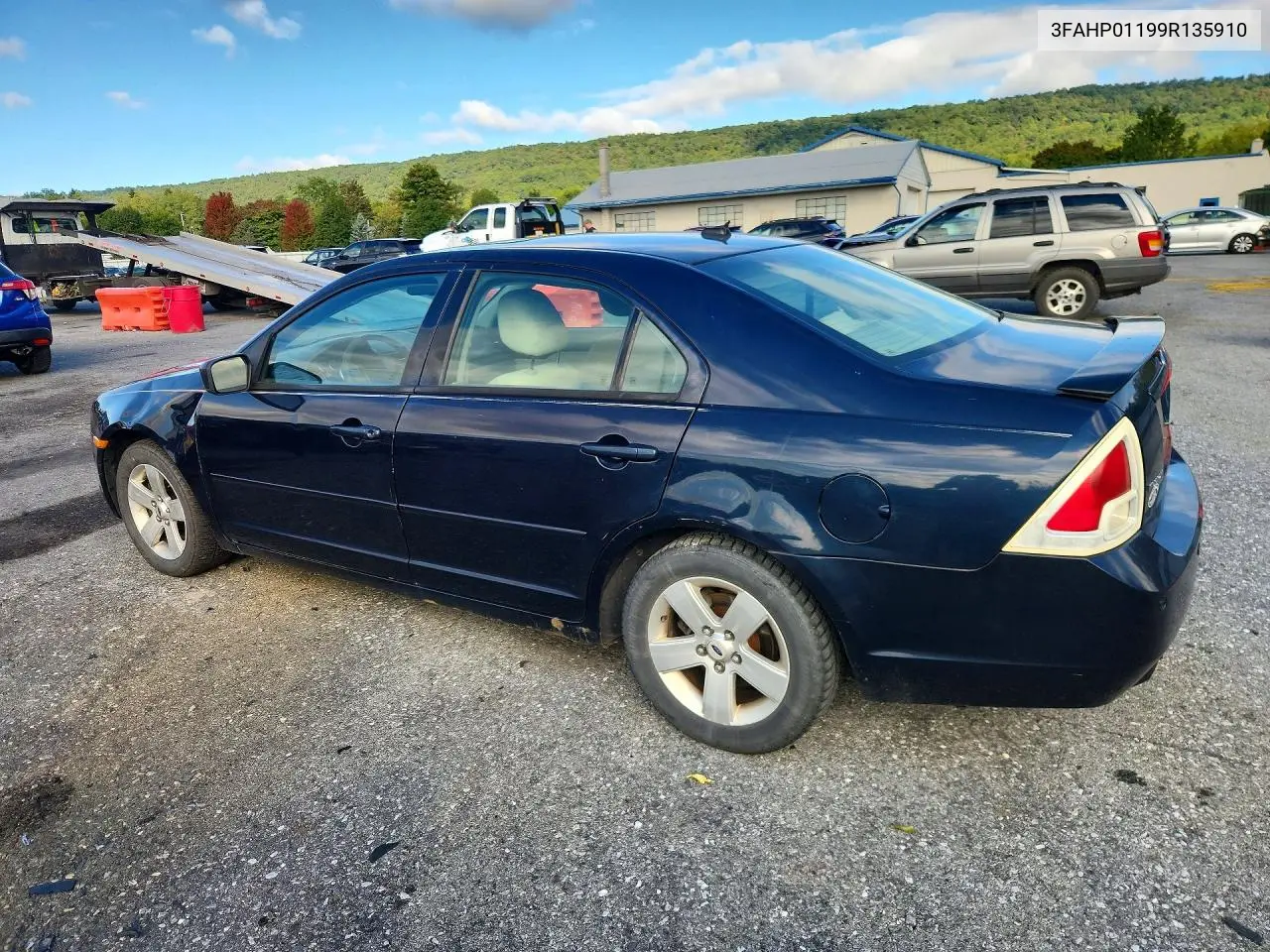 2009 FORD FUSION VIN 3FAHP01199R135910 — фото 2