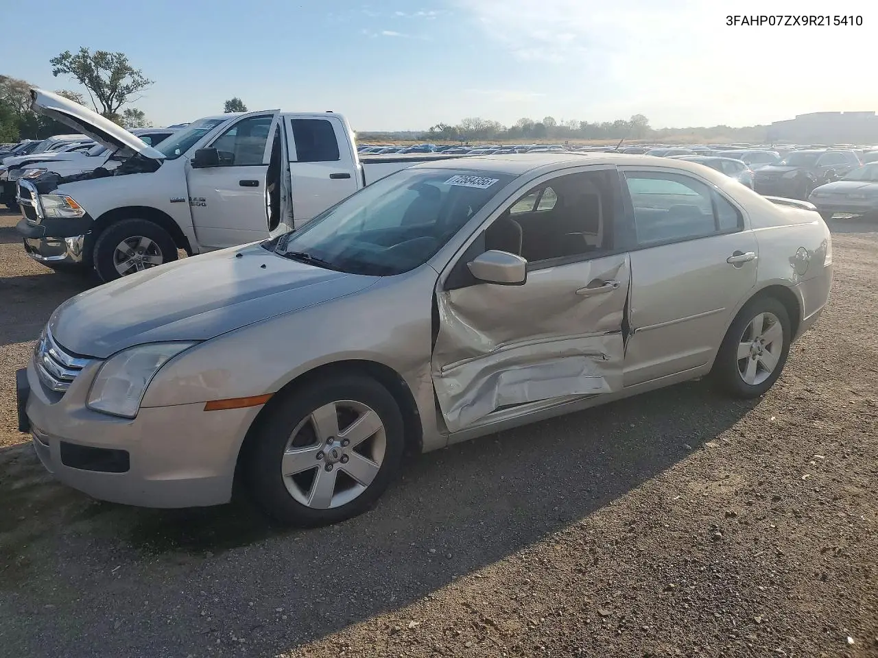 FORD FUSION 2009, VIN 3FAHP07ZX9R215410